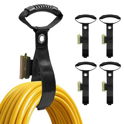 4 Pack Etrack Extension Cord Organizer, 17'' Hook & Loop Closure E-track Rail ...