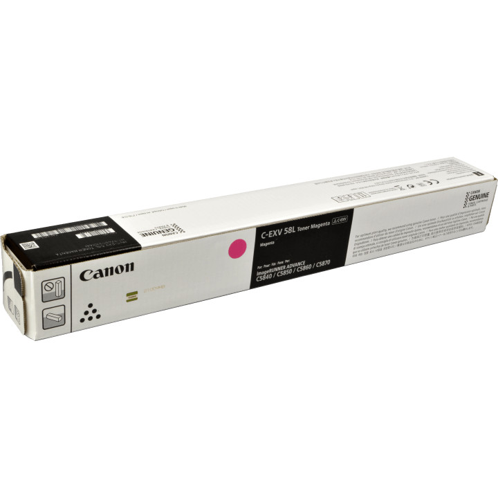 Toner Canon C-EXV 58L Magenta cartouche laser 26000 pages pour imprimante entreprise imageRUNNER