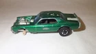 Vintage 1969 Hot Wheels Redlines Car Nitty Gritty Kitty, Green, The Spoilers