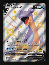 Carte Pokemon Lapras V SV110/SV122 Holo V Rare Shining Fates Shiny Vault