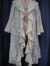 Lace Cardigan Duster Shawl Wrap UniSize