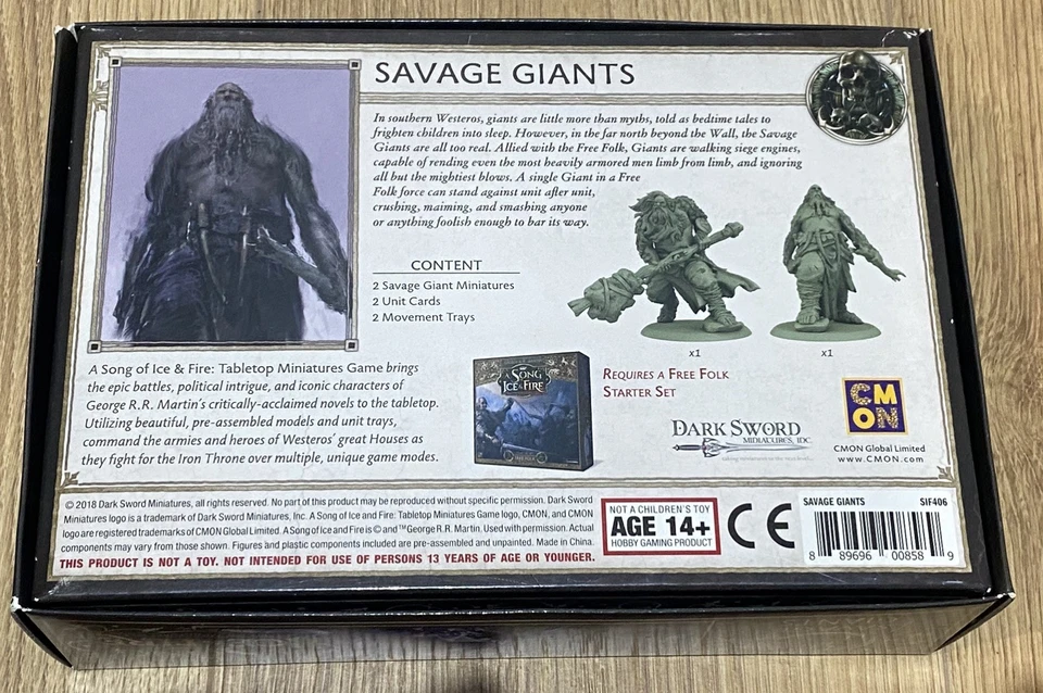 A Song of Ice & Fire : Free Folk Savage Giants - Exquisitely Painted - Image 3 of 4