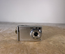 SONY CYBERSHOT DSC-W80 7.2MP DIGITAL CAMERA - SILVER - READ DESC - FOR PARTS