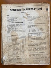 1960 Oldsmobile Shop Manual No Cover Over 2 12 Pounds Of Information