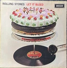 Rolling Stones Let It Bleed Original 1969 Uk Vinyl Lp Skl 5025 with Lyric Inner