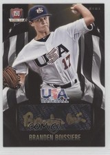 2015 Panini USA Baseball Black Gold Signatures 3/49 Branden Boissiere Auto 0a3u