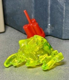 LEGO Minifigure Ninjago Skreemer 19861pb02 Mouth Open Trans Neon (70936) /w TNT