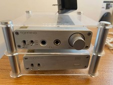 Headphone DAC+Amp stack: Topping D30+A30 in acrylic stand w/ boxes