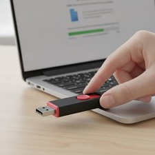 Portable 8GB USB Thumb Drive with Fast Write Speed - Ideal for Work & Study