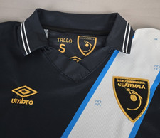 Guatemala Mens '23/24 Black S/S Third Jersey Small umbro Embroidered MLS Soccer