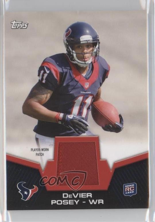 2012 Topps Rookie Patch DeVier Posey #RP-DP Patch RC 0h1
