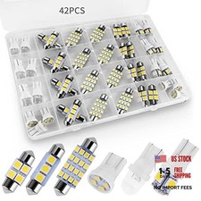 Zakolak 42 Pieces Interior Car Lights, Super Bright White Dome Map Tail Cab