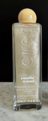 Ciroa Shimmer Body Oil - CHOOSE vanilla-icious or berry much love you 3.4 fl oz