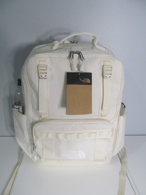 North Face Base Camp Daypack, White Dune 17'' Tech Laptop Backpack, Packable, NWT