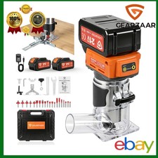 Akku Bürstenloser Oberfräse Für DIY Heimwerker Bürstenloser Motor Holz Handfräse