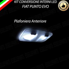 KIT FULL LED INTERNI PLAFONIERA FIAT PUNTO EVO ALTISSIMA LUMINOSITA' 6000K