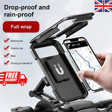 360&deg; Bicycle Motor Bike Waterproof Phone Case Mount Holder For All Mobile Phones