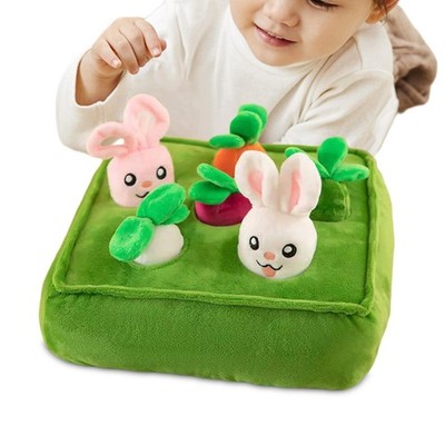 Creative Garden Carrot Plüschtier, Pet Interaction Gemüse Obst Schnüffelmatte