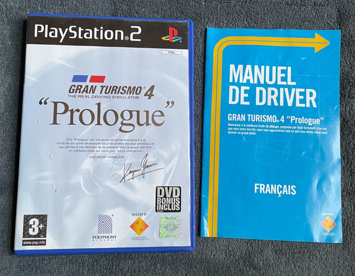 Gran Turismo 4 Prologue complet sur Playstation 2 PS2 - FR cd TTBE