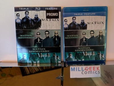 The Matrix / Matrix Reloaded / Matrix Revolutions, Triple Feature (Blu-ray) -JD