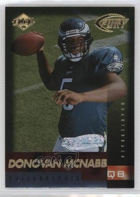 1999 Collector's Edge Fury Preview Galvanized Donovan McNabb #186 Rookie RC 02zw