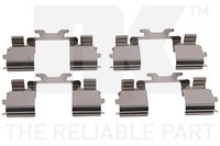 NK ZubehöRsatz Scheibenbremsbelag 79231725 FüR Movano X70 Fiat Opel Peugeot Bus