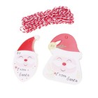  100 Pcs Geschenkschilder Weihnachten Geschenkanhänger Für Den Weihnachtsmann