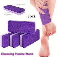 3pc Reusable Foot Scrub Set-Gentle Exfoliating Sponge,Spa Helper for Tired Feet
