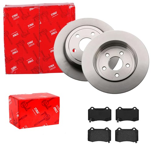 TRW Disques 330mm + Revêtements Arrière Convient pour Jeep Grand Cherokee 4 Sem - Photo 1/4