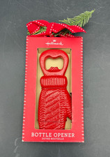 Hallmark Cast Iron Red Mitten Christmas Bottle Opener ~ Hostess Gift  Stocking