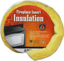 MEECO’S RED Devil 1105 Fireplace Insert Insulation - 10' x 1-1/2" Fiberglass...
