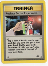 Rocket's Secret Experiment 120/132 Gym Challenge Pokemon Card