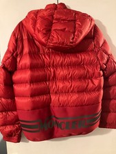 Moncler Verte red padded down Mens Jacket Size M