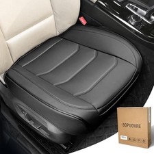 Car Seat Cover for Luxury  Comfort - PU Leather, Anti-Slip, 1 piece black