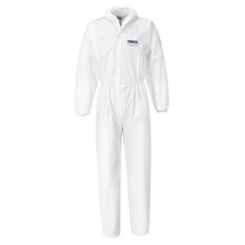 ST40WHRL Portwest BizTex Microporous Coverall Type 5/6 White Large NEW