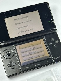 Nintendo 3DS Black CTR-001 USA Console Tested w/ Charger Stylus 8GB SD