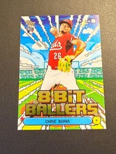 2026 Topps Series 1 Celebration 8 Bit Ballers Chase Burns RC #8B-3