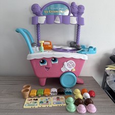 LeapFrog Scoop and Learn Ice Cream Cart Deluxe Learning Playset Tested Working