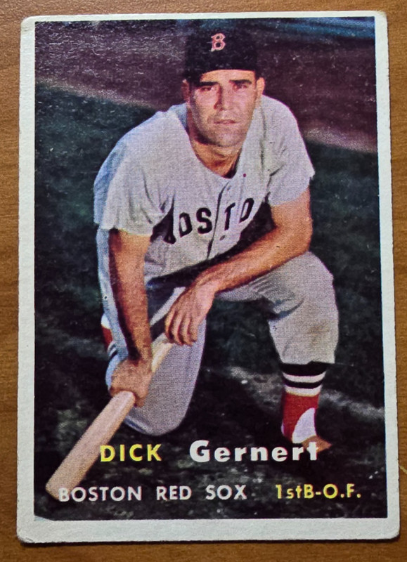 1957 Topps #202 Dick Gernert