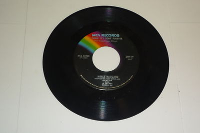 MERLE HAGGARD - I think it's gone forever - 1977 US 7''