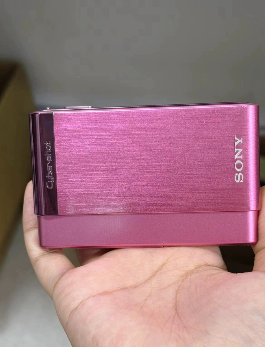 SONY Cyber-Shot DSC-T90 Camera English Language PINK White | eBay