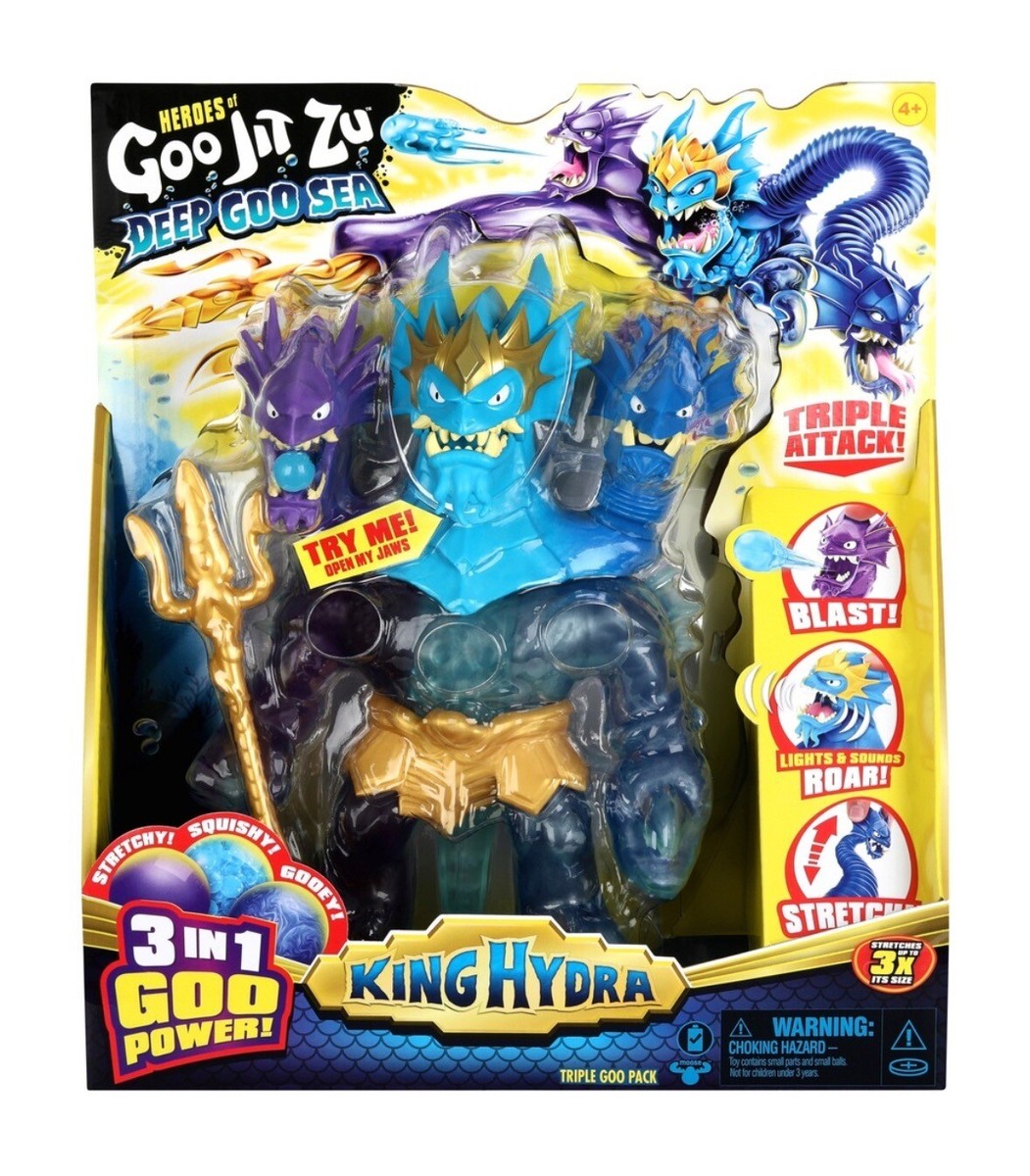 Heroes of Goo Jit Zu Deep Goo Sea Tripple Goo King Hydra | eBay
