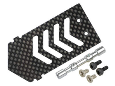 MicroHeli Aluminium/Kohlefaser Reglerhalterung mit Tray Support: MH-300X005ET