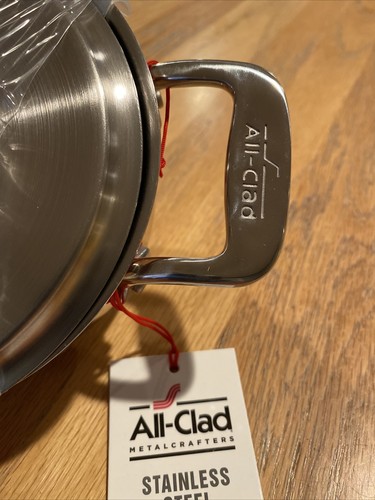 All-Clad Stainless Steel 1/2 Quart Cocotte, New w/ Tags, Saucepan, 0.5 Qt - Picture 4 of 9
