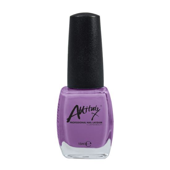 Attitude Professional Mardi Gras Lilac Purple Nail Varnish Polish Laquer 15ml