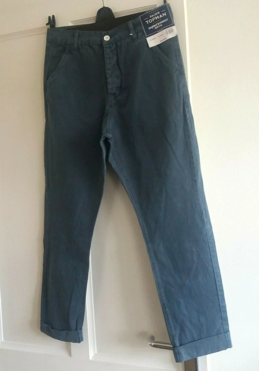 Topman blue sale chinos