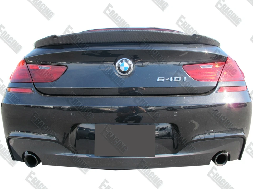 For 2011-2019 BMW F06 6-Series 640i 650i M6 Gran Coupe Carbon fiber spoiler lip - Image 2 of 4