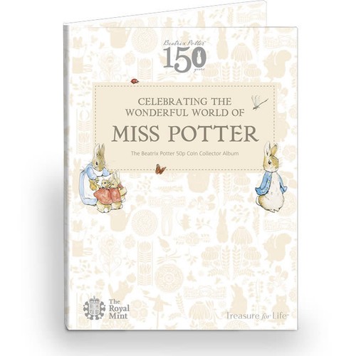 Beatrix Potter 50p Monete Jemima Poddle-Anatra, Peter Rabbit, Scoiattolo Nocciolo - Foto 25 di 57