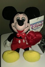 The Disney Store Valentine Mickey Mouse Mini Bean Bag-Beanie