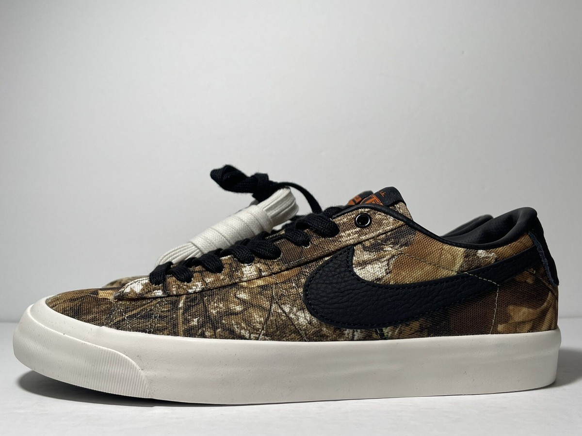 Size 10 - Nike Blazer Pro GT Premium SB Low Brown Realtree